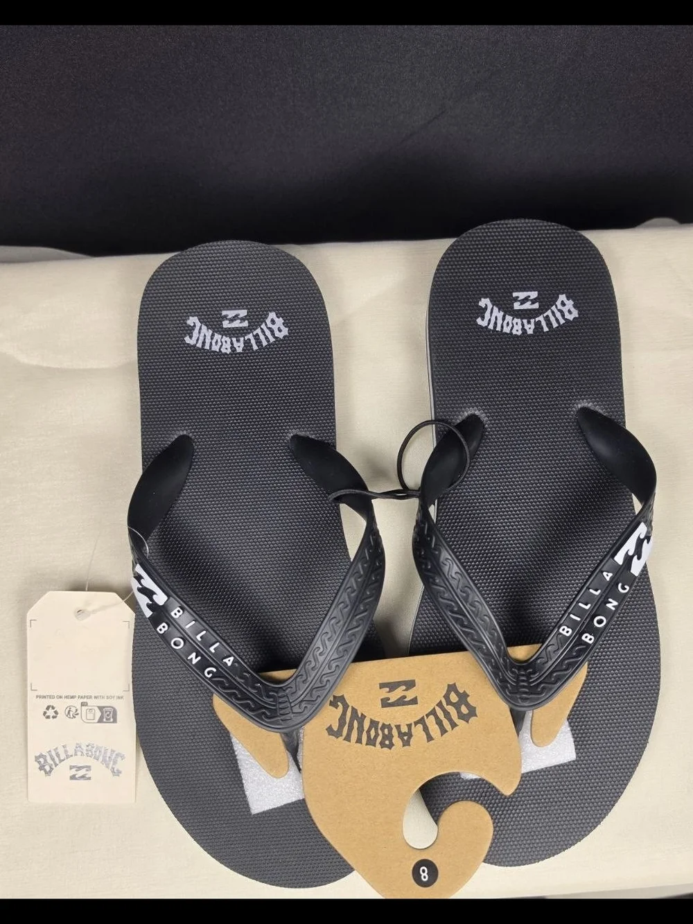 Billabong Black Flip Flop Sandals